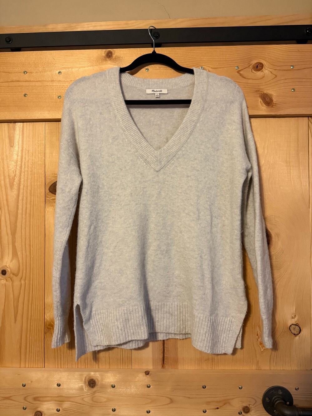 Madewell Alpaca Wool Blend Cream Sweater Size Small Cottage Core Norm Neutral